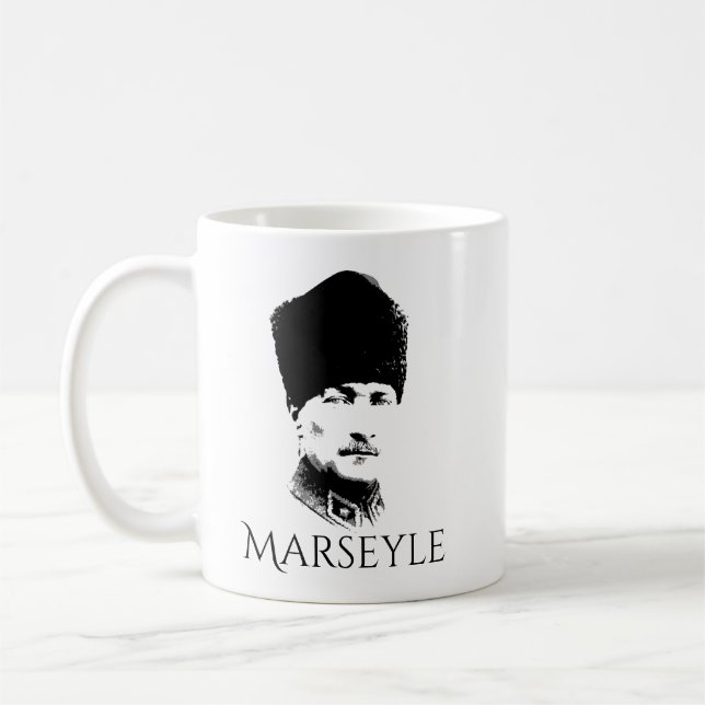 Caneca De Café Ataturk personalizou (Esquerda)