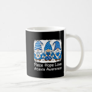 Caneca De Café Ataxia apoia gnomos com fita azul Ataxia Awar