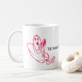 CANECA DE CAFÉ ATÉ A MORTE, FAÇA-NOS AMBOS HALLOWEEN VIBE