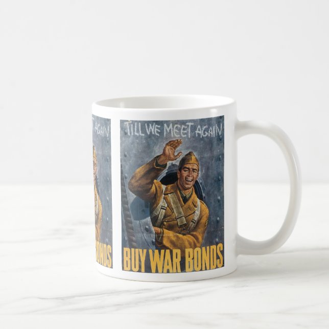 Caneca De Café Até nos encontrarmos de novo na Poster de Guerra (Direita)