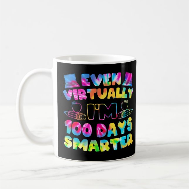 Caneca De Café Até Praticamente Sou 100 Dias Mais Inteligente 100 (Esquerda)
