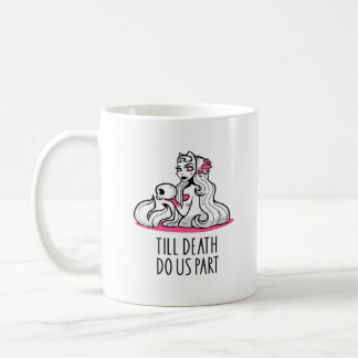 Caneca De Café Até que a morte nos deixe clássicos - Lama e Soulm