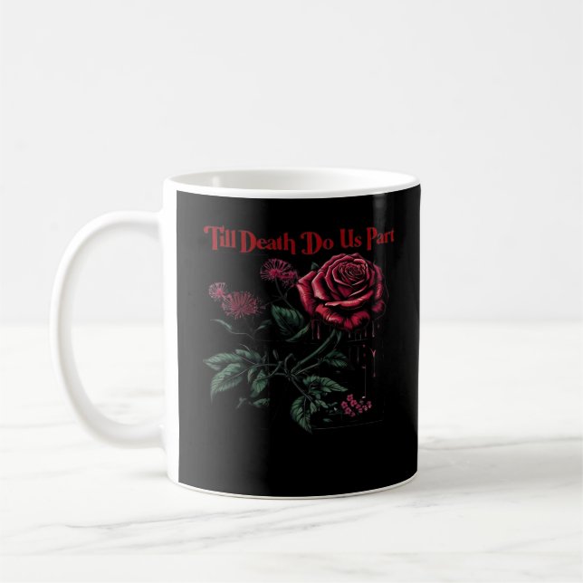 Caneca De Café Até que a morte nos faça parte clássica - Design d (Esquerda)
