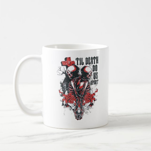 Caneca De Café Até que a morte nos separe do clássico (Esquerda)