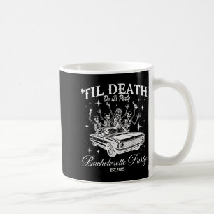 Caneca De Café Até que a Morte nos Separe Festa Retro de Hallowee
