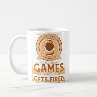 Caneca De Café Até que Alguém Seja Demitido Hobby Cerâmica Roda P