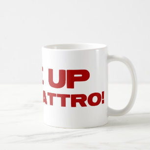 Caneca De Café Ateie fogo acima ao Quattro