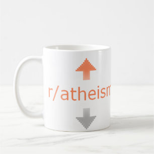 Caneca De Café Ateísmo Upvote