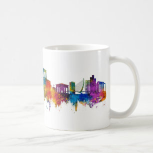 Caneca De Café Atenas Grécia Silhueta