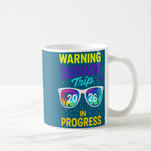 Caneca De Café Atenção viagem de formatura 2026 - diversão nas fé