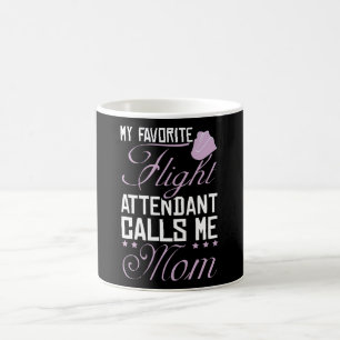 Caneca De Café Atendedor de Voo Mãe