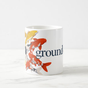 Caneca De Café Aterrado – Símbolo Japonês de Koi de Estabilidade