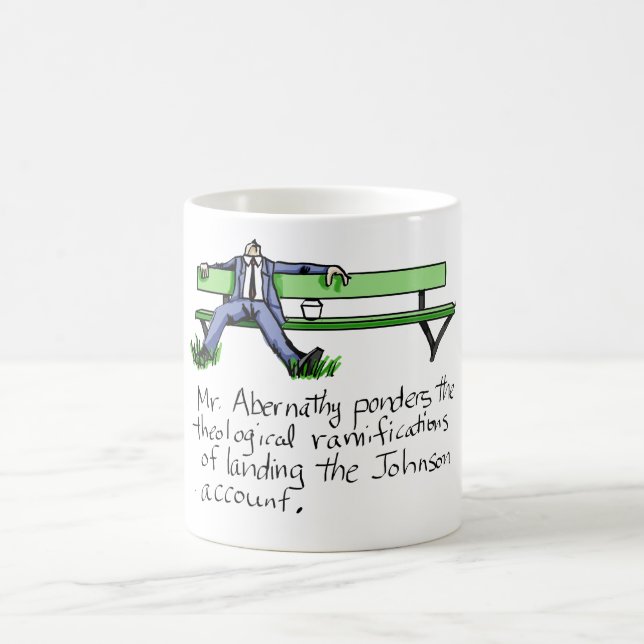 Caneca De Café Aterrando a conta de Johnson - a caneca! (Centro)