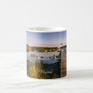 Caneca De Café Aterrissagem de Bartletts no Maine