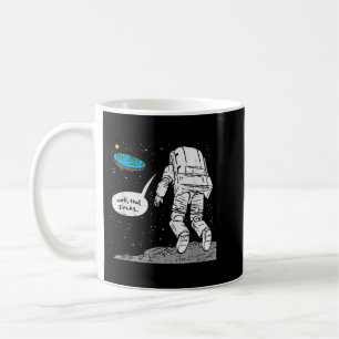Caneca De Café Aterrissagem Moon Engraçado, Terra Plana, Que Chei