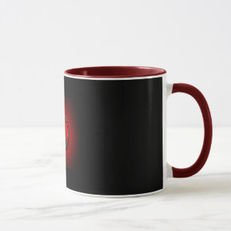Caneca de café ateu do símbolo