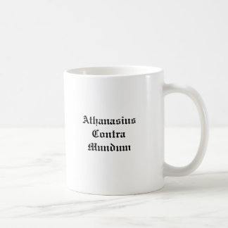 Caneca De Café Athanasius contra Mundum