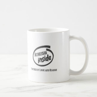 Caneca De Café Atheism Inside Powred by logic and reason
