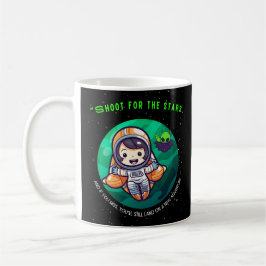 CANECA DE CAFÉ ATIRADA PARA COMEÇAR, ASTRONAUT