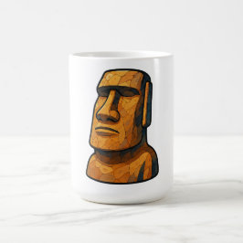 Caneca De Café Atitude Antiga de Stoic Moai