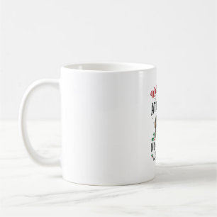 Caneca De Café Atitude de Cachorro Engraçado Natal Design Vetoria