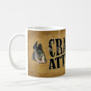 Caneca De Café Atitude de Crappie Piada de Pesca