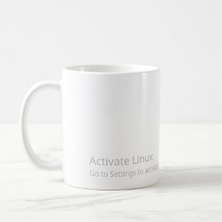 Caneca De Café Ativar Linux Mug
