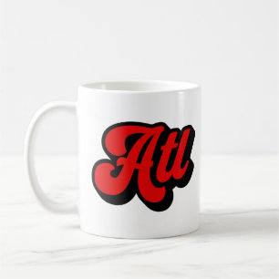 Caneca De Café Atl Atlanta Legal GA Retro Vintage Gift
