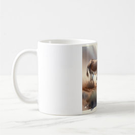 Caneca De Café Atlas Donkey AREF409 - Watercolor