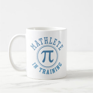 Caneca De Café Atleta de Matemática em Treinamento