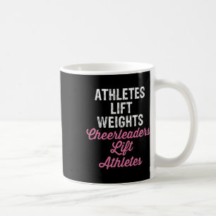Caneca De Café Atletas da Vida Pesos Líderes de Torcida Levantam