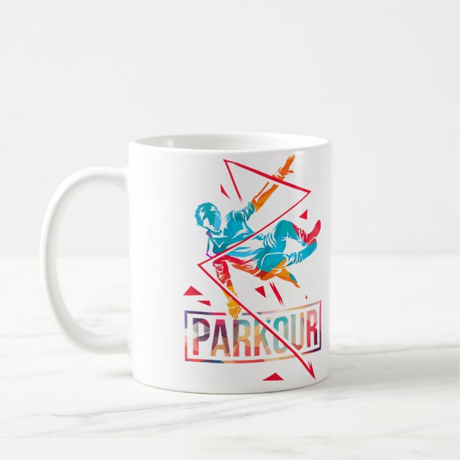 Caneca De Café Atletas Extremos de Parcouring Legal (Esquerda)