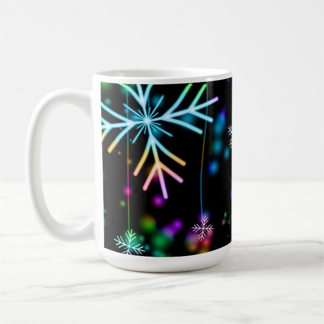 Caneca De Café atmosfera festiva e animada de Natal do SlipperyJo (Esquerda)