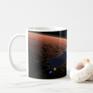 Caneca De Café Atmosfera Marte E Missão De Evolução Volátil.