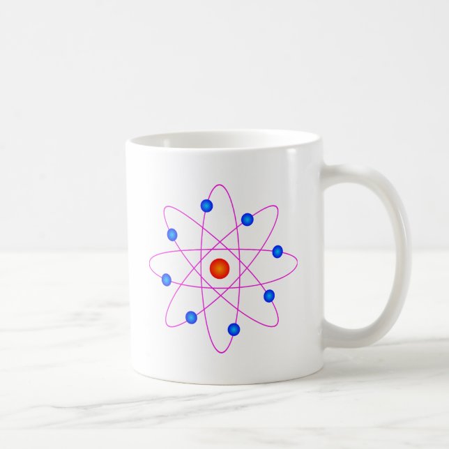Caneca De Café átomo modelo vetorial (Direita)