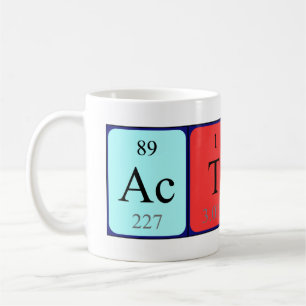 Caneca De Café Aton periódico mesa name mug