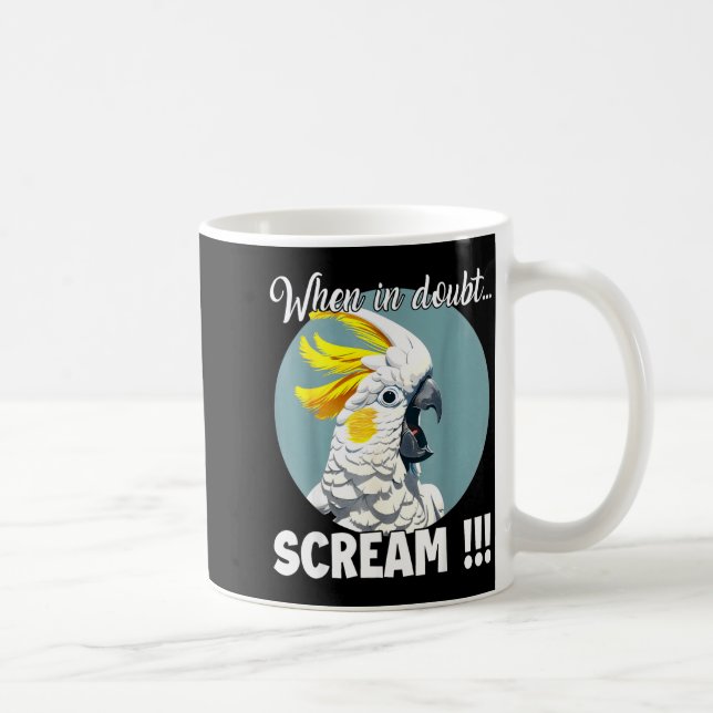 Caneca De Café Atoo Meme T, Gritando engraçado Atum crestada de e (Direita)