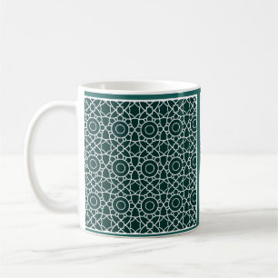 Caneca De Café Atordoamento do padrão geométrico Design