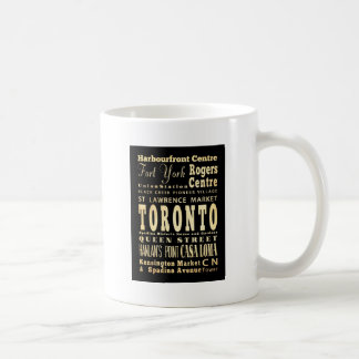 Caneca De Café Atrações & lugares famosos de Toronto, Canadá