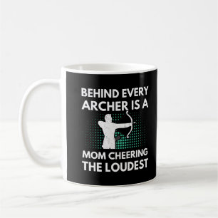 Caneca De Café Atrás de cada Archer está uma mãe Archery Mãe