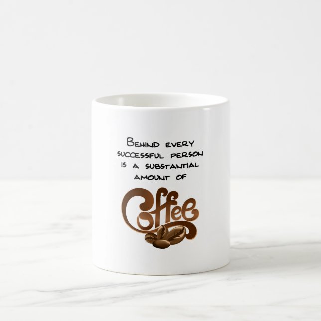 Caneca De Café Atrás de todas as pessoas bem-sucedidas (Centro)