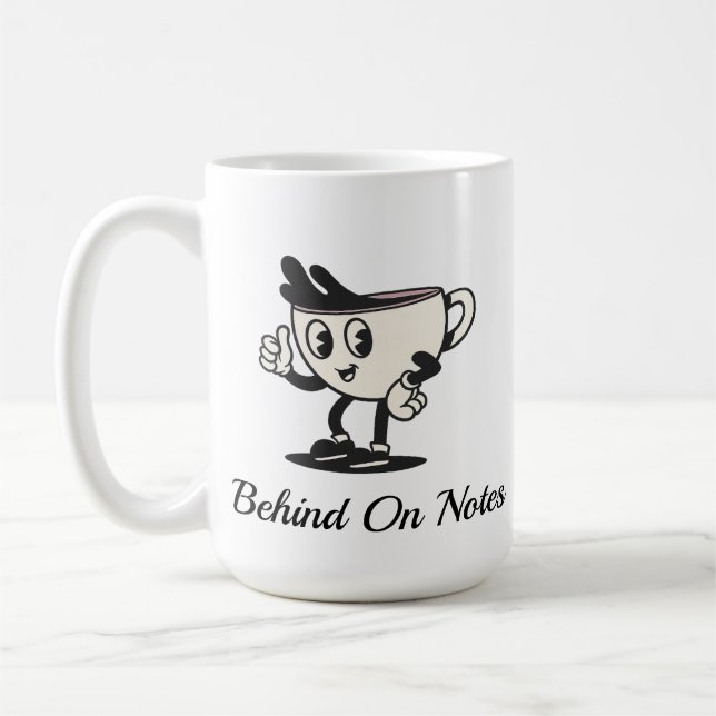 Caneca de café Atrasado nas Notas, café de Terapeu (Esquerda)