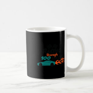 Caneca De Café Através de 100 Dias Carro de Corrida 100 Dias de R