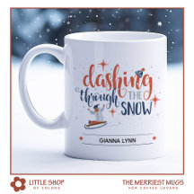 Atravessando a Neve com Estilo Natal de Trineo de