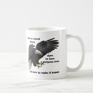 Caneca De Café Atrevo-se a ficar sozinho, edição norte-americana 