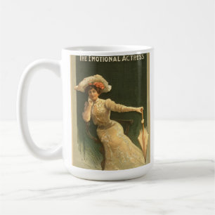 Caneca De Café Atriz emocional 1906