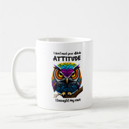 Caneca De Café Attitude Owl Mug