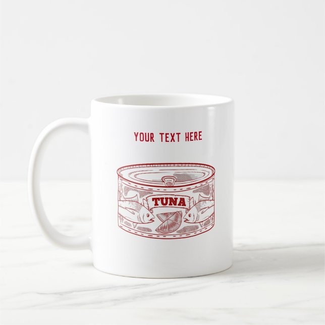 Caneca De Café Atum numa lata de estanho (Esquerda)