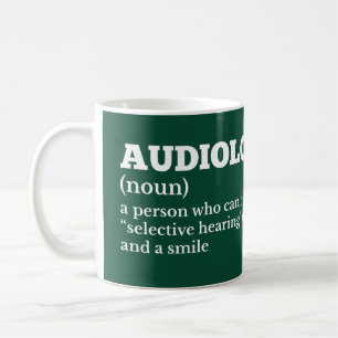 Caneca De Café Audiologista Funny Coffee Definition