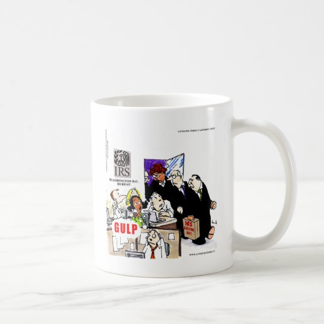 Caneca De Café Auditorias da Receita Federal Engraçado (Direita)